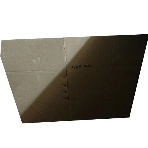 Plain Rectangular Corrugated Paper Sheet